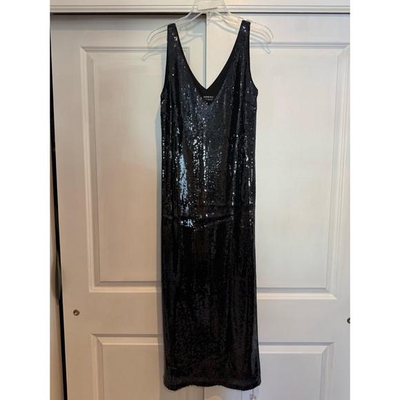 NWT Anthropologie Sophia Rue Selia Sequin Midi Dress - Picture 6 of 9
